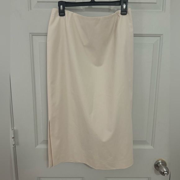 Lafayette 148 New York Dresses & Skirts - NWT Cream Lafayette 148 New York Midi Skirt Size 10